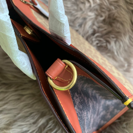 COACH Field Tote in Signature Canvas with Horse & Carriage Print