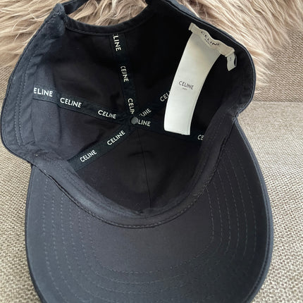 Preloved AuthenticCeline Embroidered Logo Baseball Cap – Black