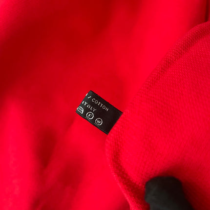 Preloved Authentic Chanel Red Terry Cloth Beach Bag and Towel Set