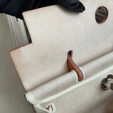 Preloved Authentic Hermes Herbag Zip