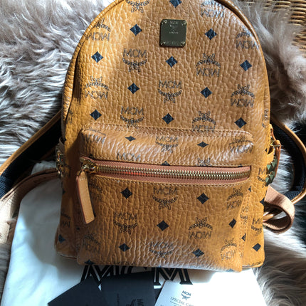 Preloved  MCM Stark Side Studs Backpack