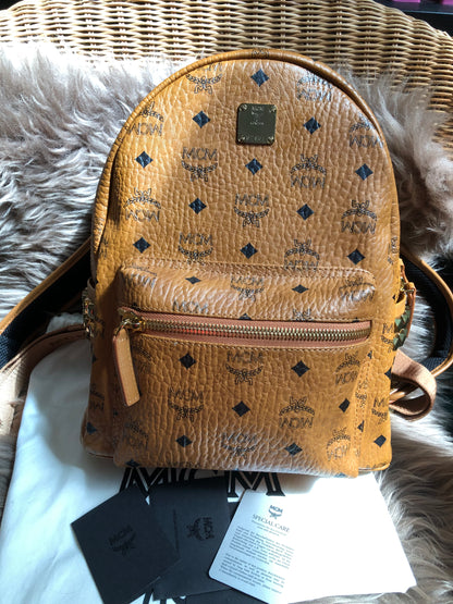 Preloved  MCM Stark Side Studs Backpack
