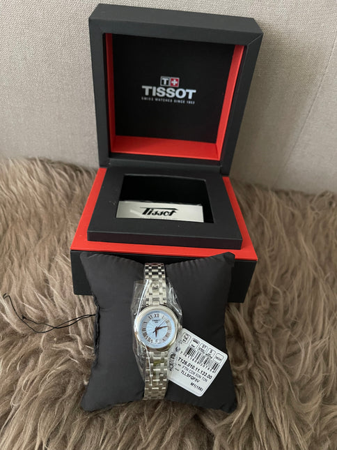 Preloved Authentic Tissot Bellissima Small Lady Quartz watch blue mother of pearl dial