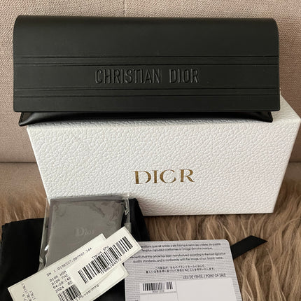 PRELOVED AUTHENTIC DiorPacific B2I Transparent Pink Butterfly Sunglasses