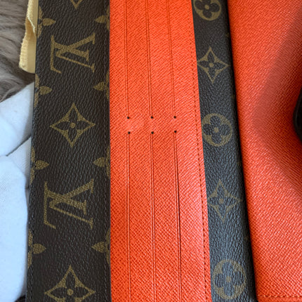 Louis Vuitton Monogram Orange Marie-Lou Wallet