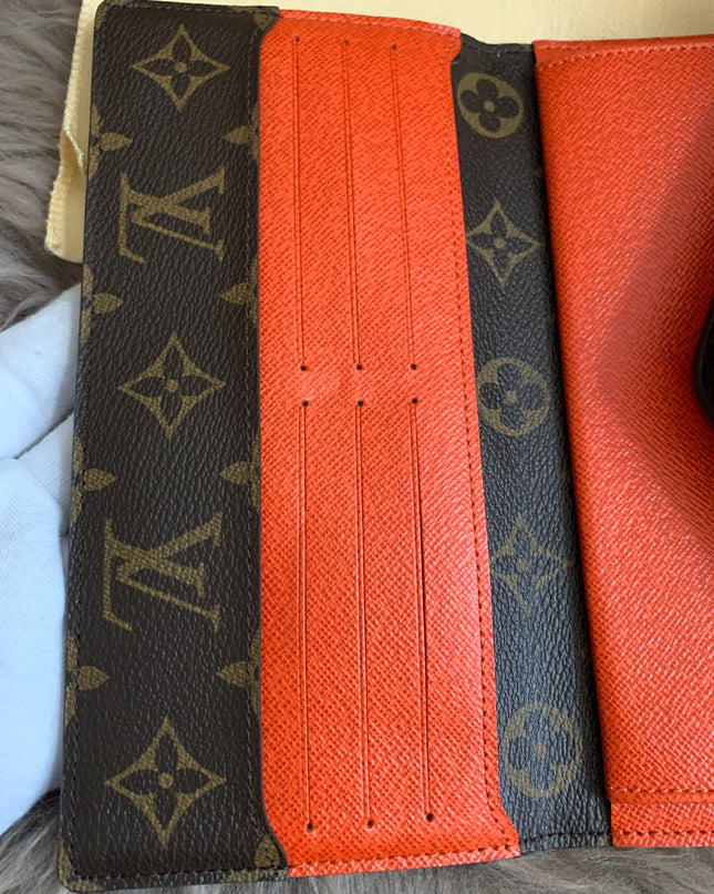 Louis Vuitton Monogram Orange Marie-Lou Wallet