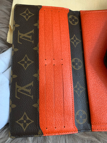 Louis Vuitton Monogram Orange Marie-Lou Wallet