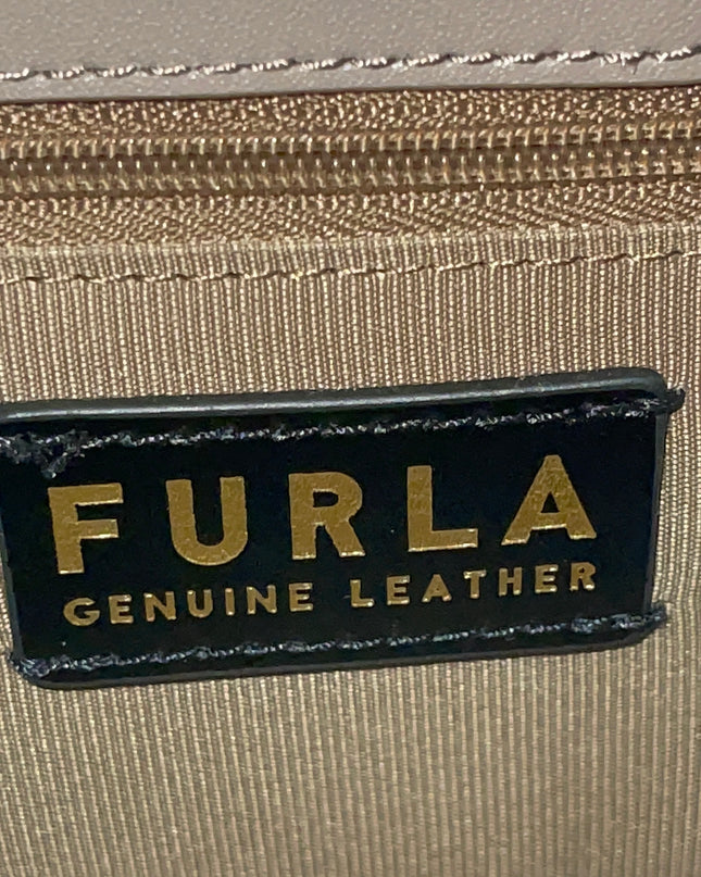 Preloved Authentic Furla Artemis S Shoulder Bag in Stucco Gray