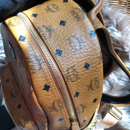 Preloved  MCM Stark Side Studs Backpack