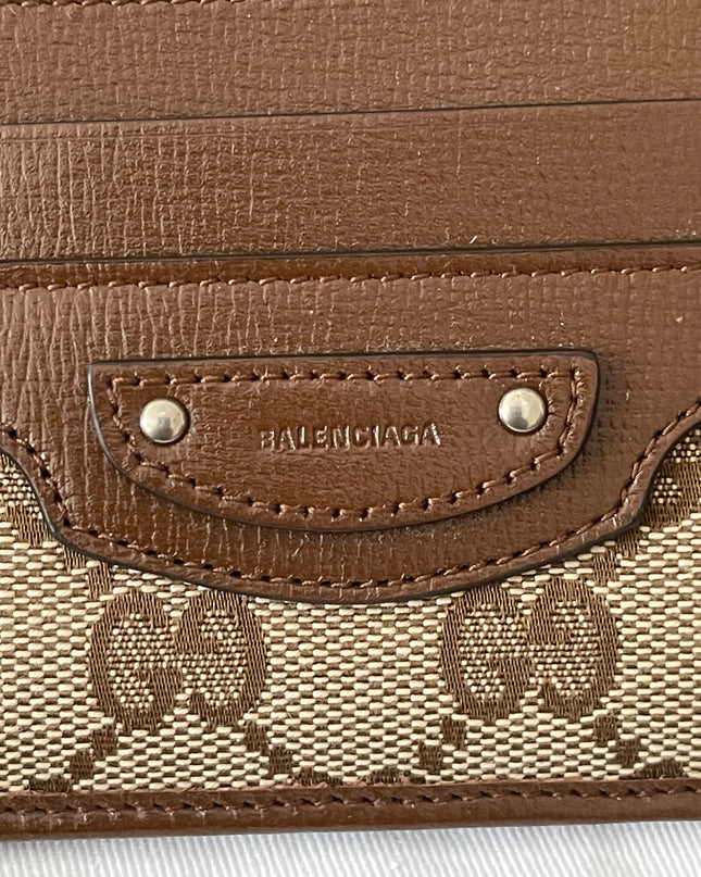 Preloved Authentic RANK SA Gucci The Hacker Project Gucci x Balenciaga Card Case