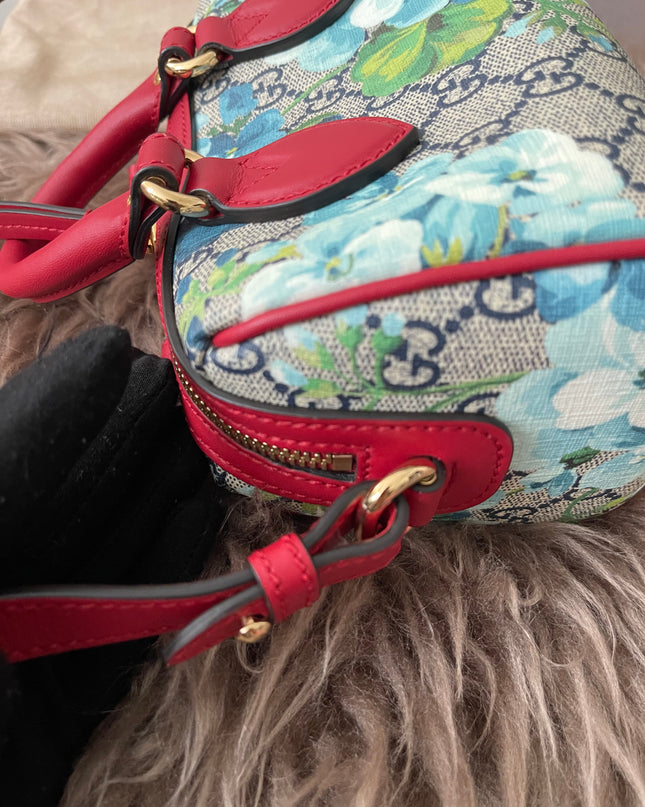 Preloved Authentic Gucci GG Blooms Mini Boston Bag