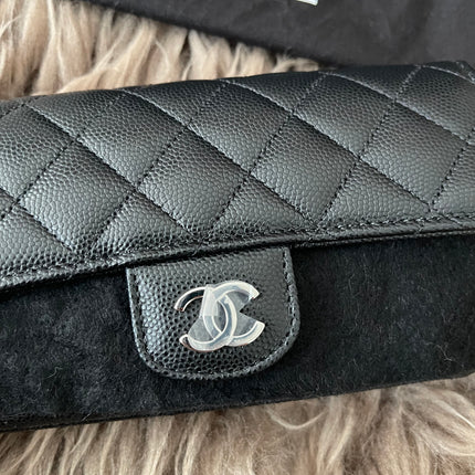 Preloved Authentic Chanel Glasses Case with Chain