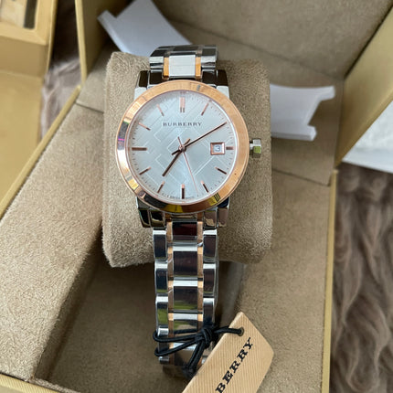 Preloved Authentic Rank N Burberry The City BU9105 Swiss Quartz Watch (34 mm)