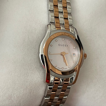 Preloved Authentic Gucci Stainless Steel/Model 5500L