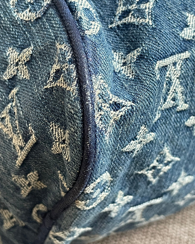Preloved Authentic Louis Vuitton Neo Speedy Monogram Denim Handbag