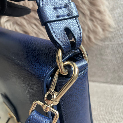 Preloved Authentic Furla Metropolis Small Shoulder Bag Navy Blue