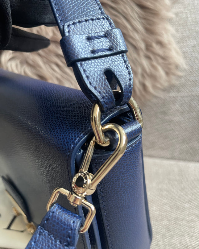 Preloved Authentic Furla Metropolis Small Shoulder Bag Navy Blue