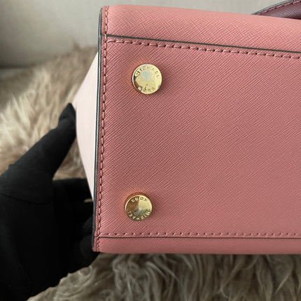 Preloved Authentic Michael Kors Selma Saffiano Leather Medium Satchel