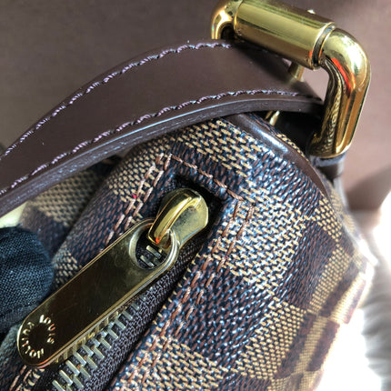 Preloved Louis Vuitton Brown Damier Ebene  Ravello GM