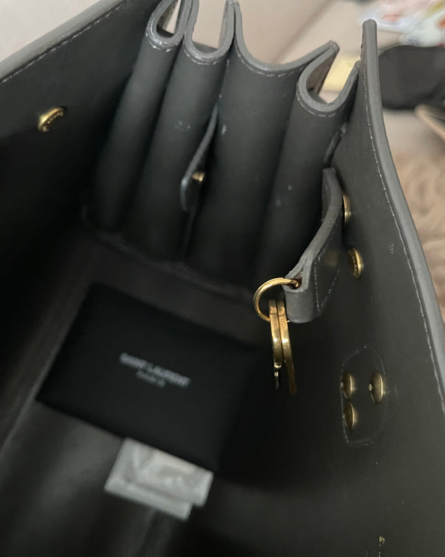 Preloved Authentic Rank AB- Saint Laurent Sac de Jour handbag