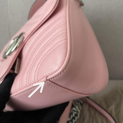 Preloved Authentic GUCCI GG Marmont mini top handle bag