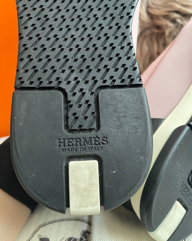 Preloved Authentic Hermes Brides de Gala Sneaker Rose Pink EU 37.5