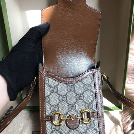 Preloved Gucci Horsebit 1955 mini bag