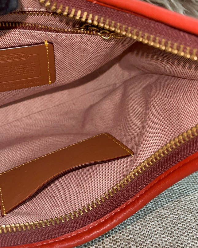 Preloved Authentic Coach Ergo Shoulder Bag in Deep Red