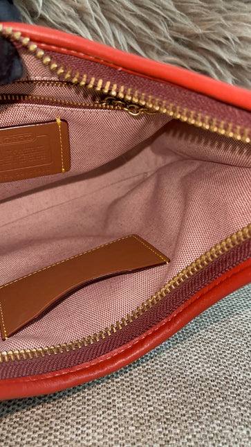 Preloved Authentic Coach Ergo Shoulder Bag in Deep Red