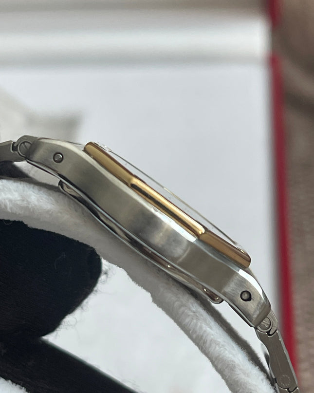 Preloved Authentic Cartier Santos Octagon — Two-Tone Steel & 18k Gold