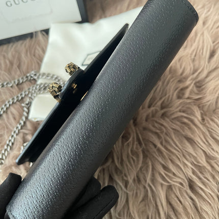 Preloved Authentic Gucci Dionysus Web Chain Wallet Leather Small crossbody bag