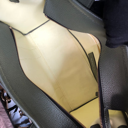 Preloved Marc Jacobs the medium leather tote bag in Green