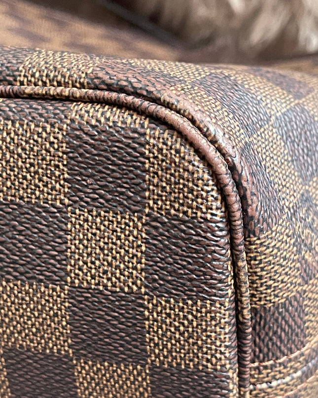 Preloved Authentic Louis Vuitton Neverfull PM — Damier Ebène Canvas