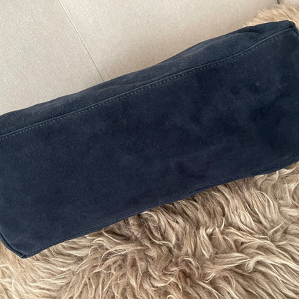 Authentic Preloved Tory Burch Marion Suede Tote