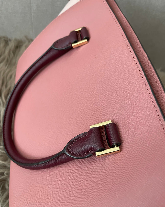Preloved Authentic Michael Kors Selma Saffiano Leather Medium Satchel