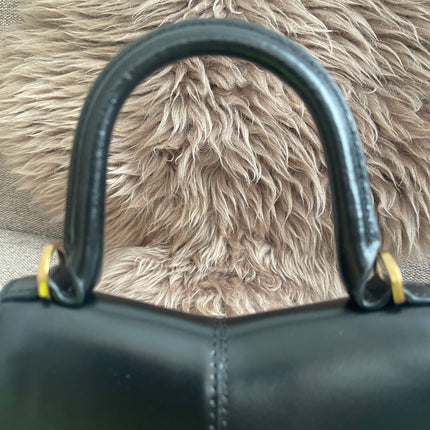 Preloved Authentic Marc Jacobs The St. Marc Top Handle Bag in Black — Brand New