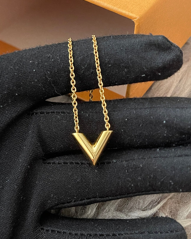 Preloved Authentic Essential V Necklace