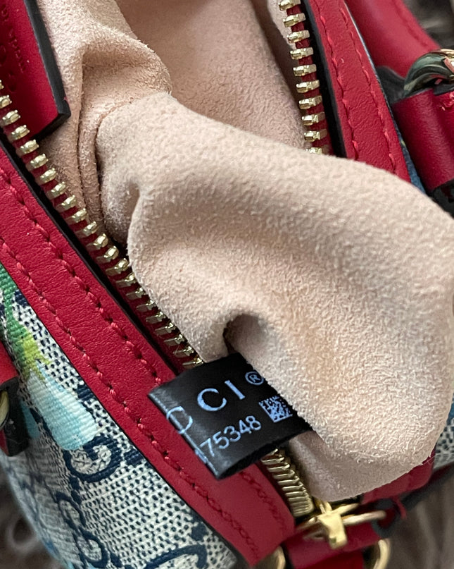 Preloved Authentic Gucci GG Blooms Mini Boston Bag