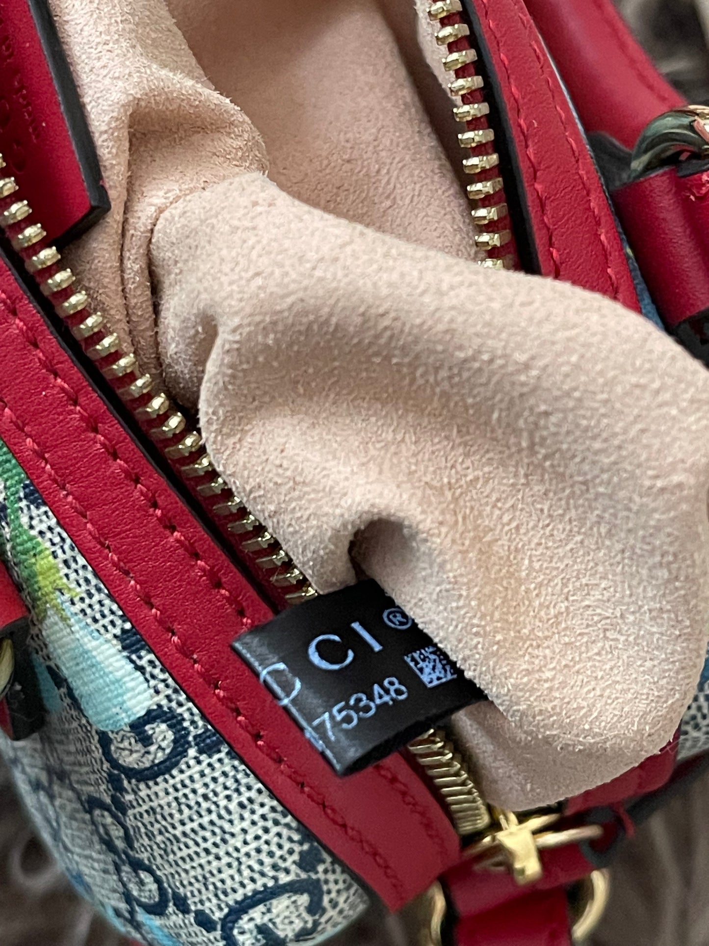 Preloved Authentic Gucci GG Blooms Mini Boston Bag