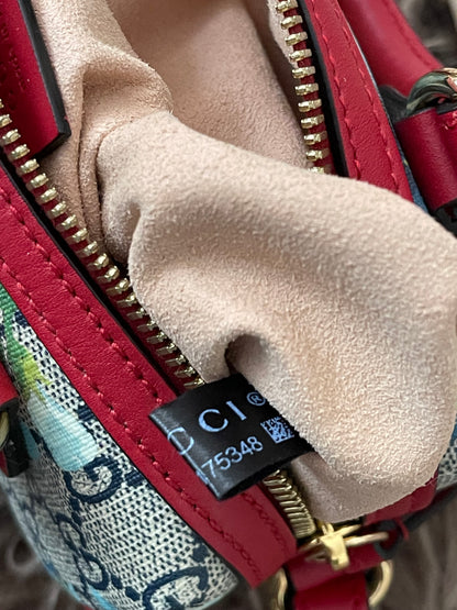Preloved Authentic Gucci GG Blooms Mini Boston Bag