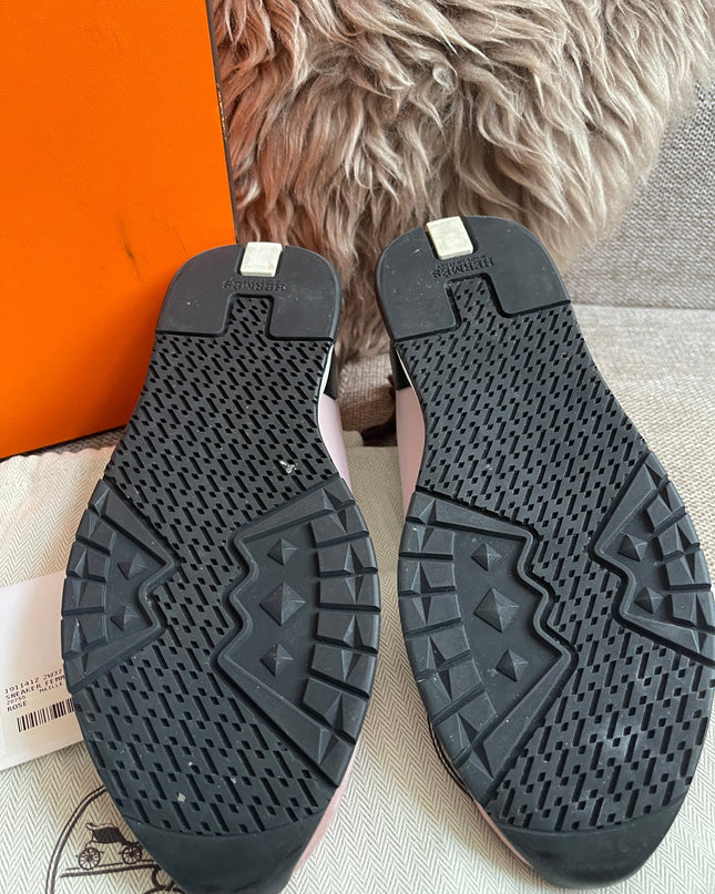 Preloved Authentic Hermes Brides de Gala Sneaker Rose Pink EU 37.5