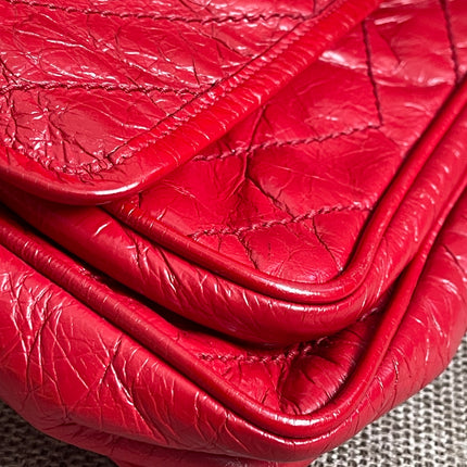 Preloved Authentic Saint Laurent Niki Baby Shoulder Bag — Red