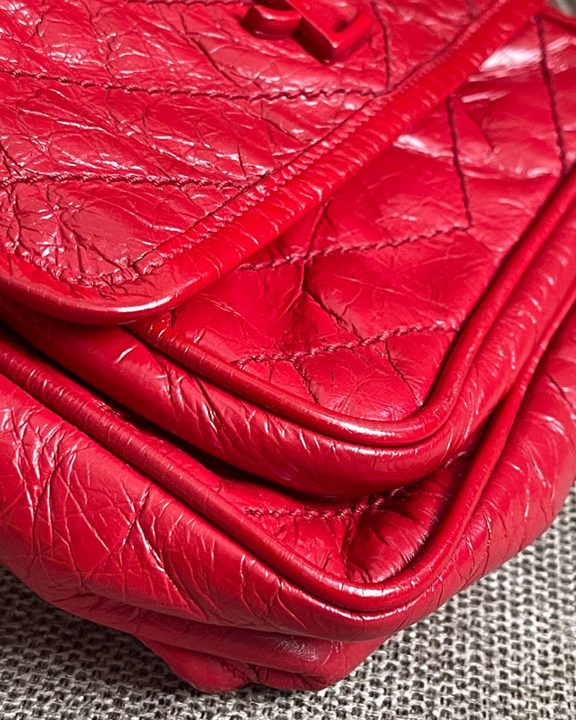 Preloved Authentic Saint Laurent Niki Baby Shoulder Bag — Red