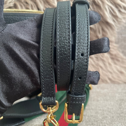 Preloved Authentic Gucci x Adidas Horsebit 1955 Mini Bag
