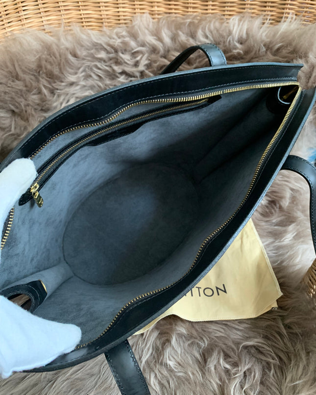 Louis Vuitton Black Epi Leather Saint Jacques PM Tote