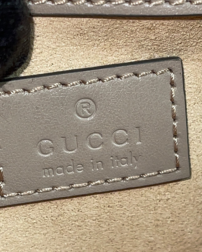 Preloved Authentic Gucci Mini GG Marmont Shoulder Bag in Matelassé Chevron Leather — Brand New