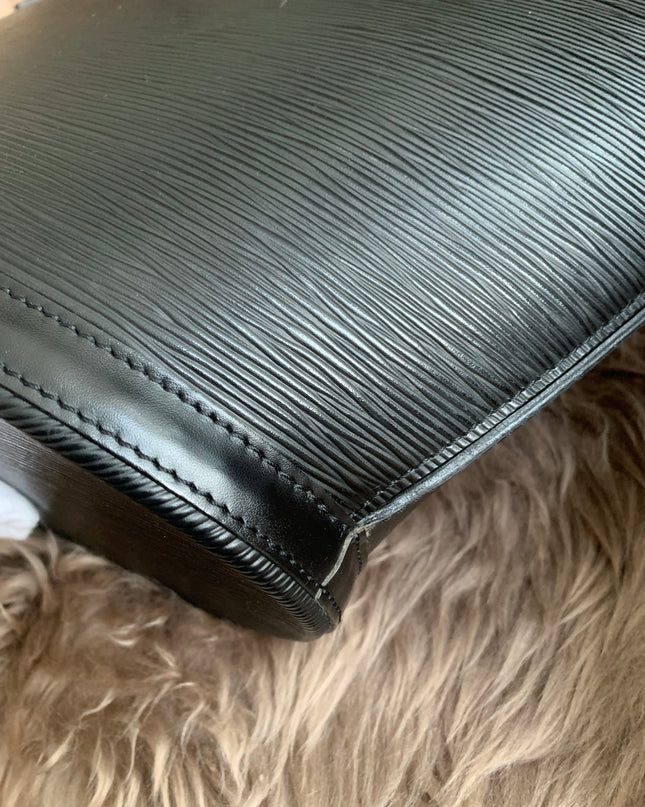 Louis Vuitton Black Epi Leather Saint Jacques PM Tote