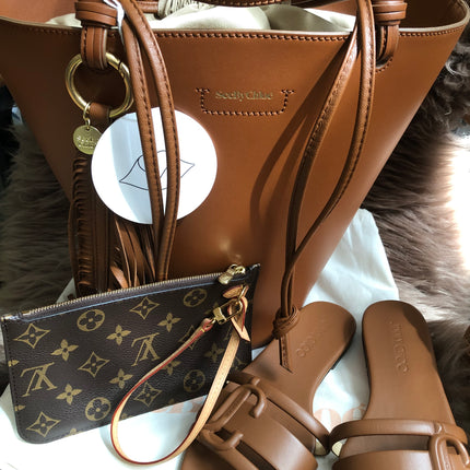 Preloved SEE BY CHLOÉ Cecilia Fringed Leather Bucket Bag