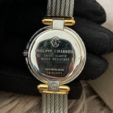 Preloved Authentic Philippe Charriol Blue Dial 27mm
