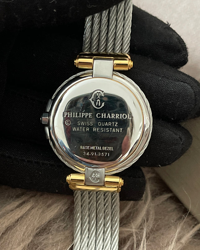 Preloved Authentic Philippe Charriol Blue Dial 27mm